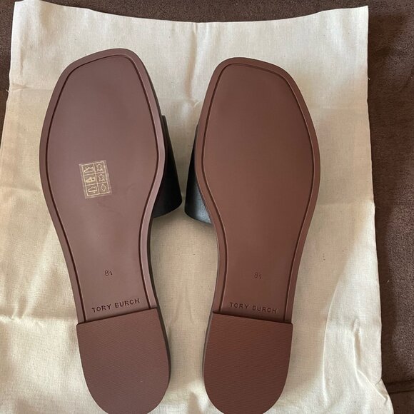NEW Tory Burch Ines Single Band Slide Perfect Black Size 8.5 - Picture 3 of 6
